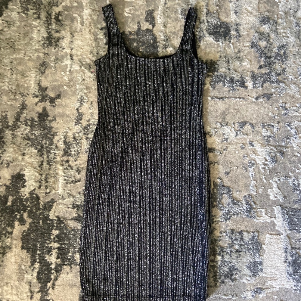 Black/Silver Cocktail Dress